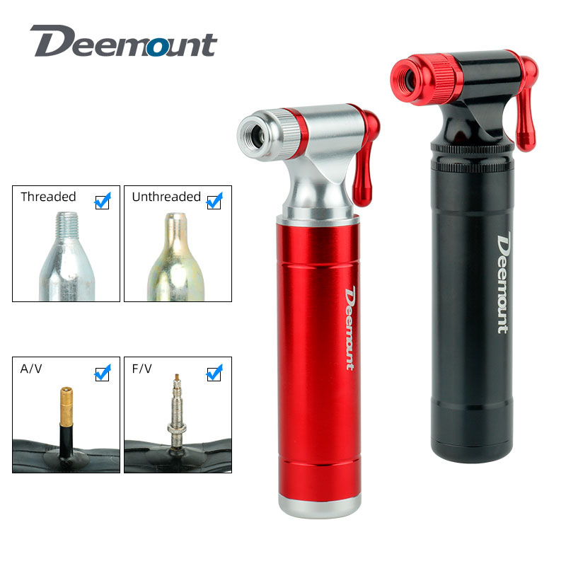 Bike Pump Frame Mount - Bicycle CO2 Inflator Fits Presta Scrader