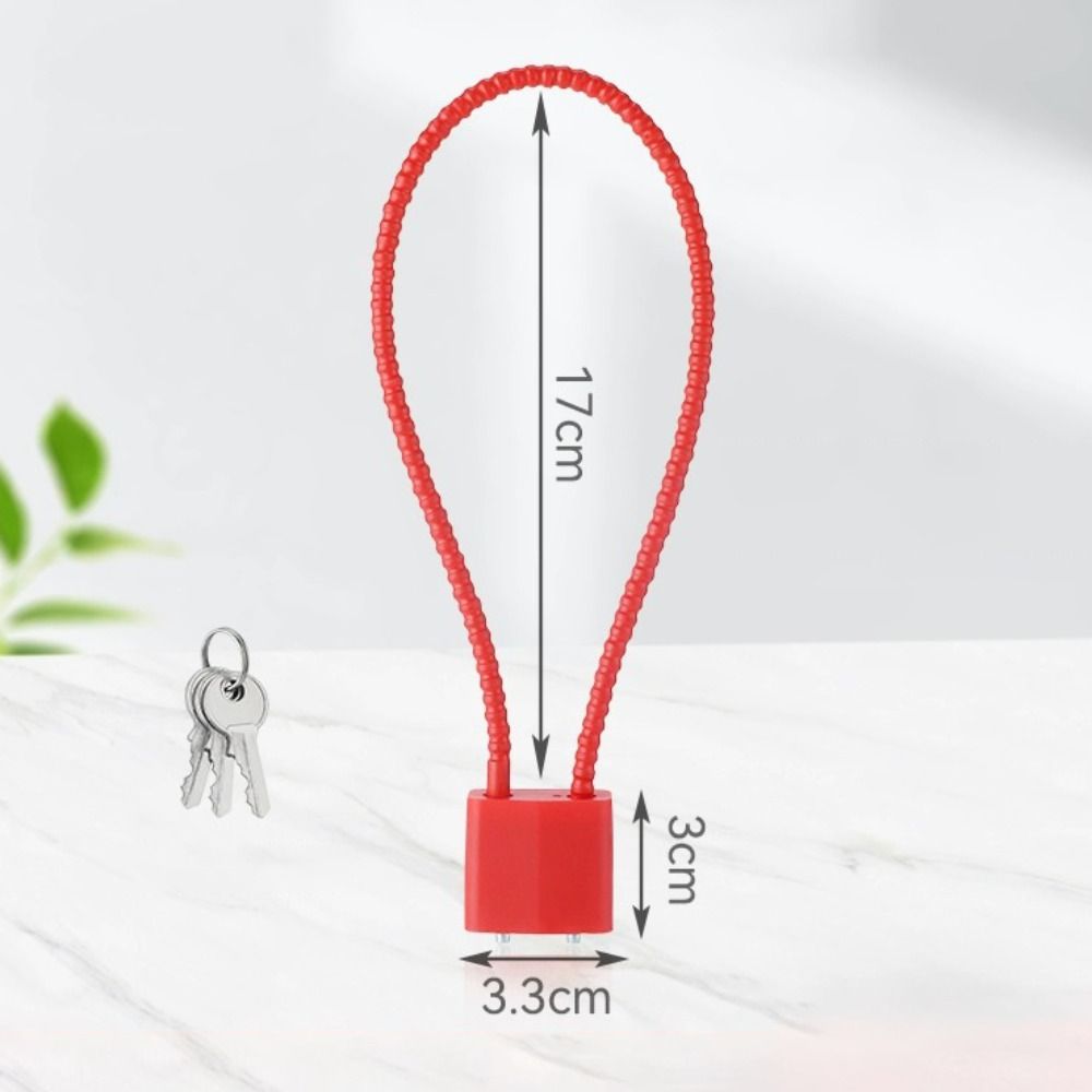 Cable Lock Flexible - Durable Multifunctional Cable Lock Soft Equipped