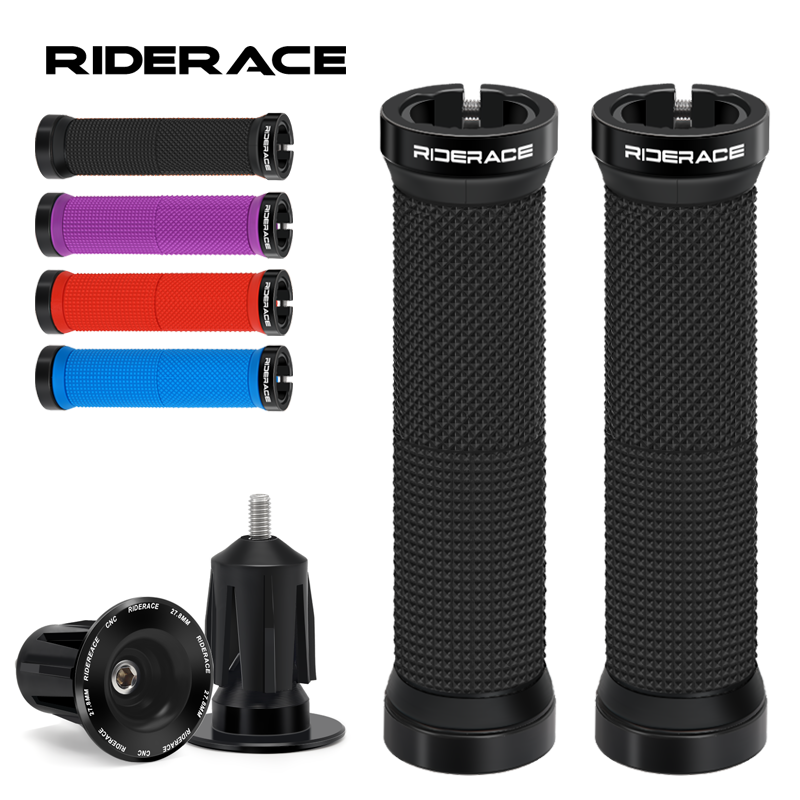 Commuter Bike Lock - 1Pair Bike Grip With End Cap