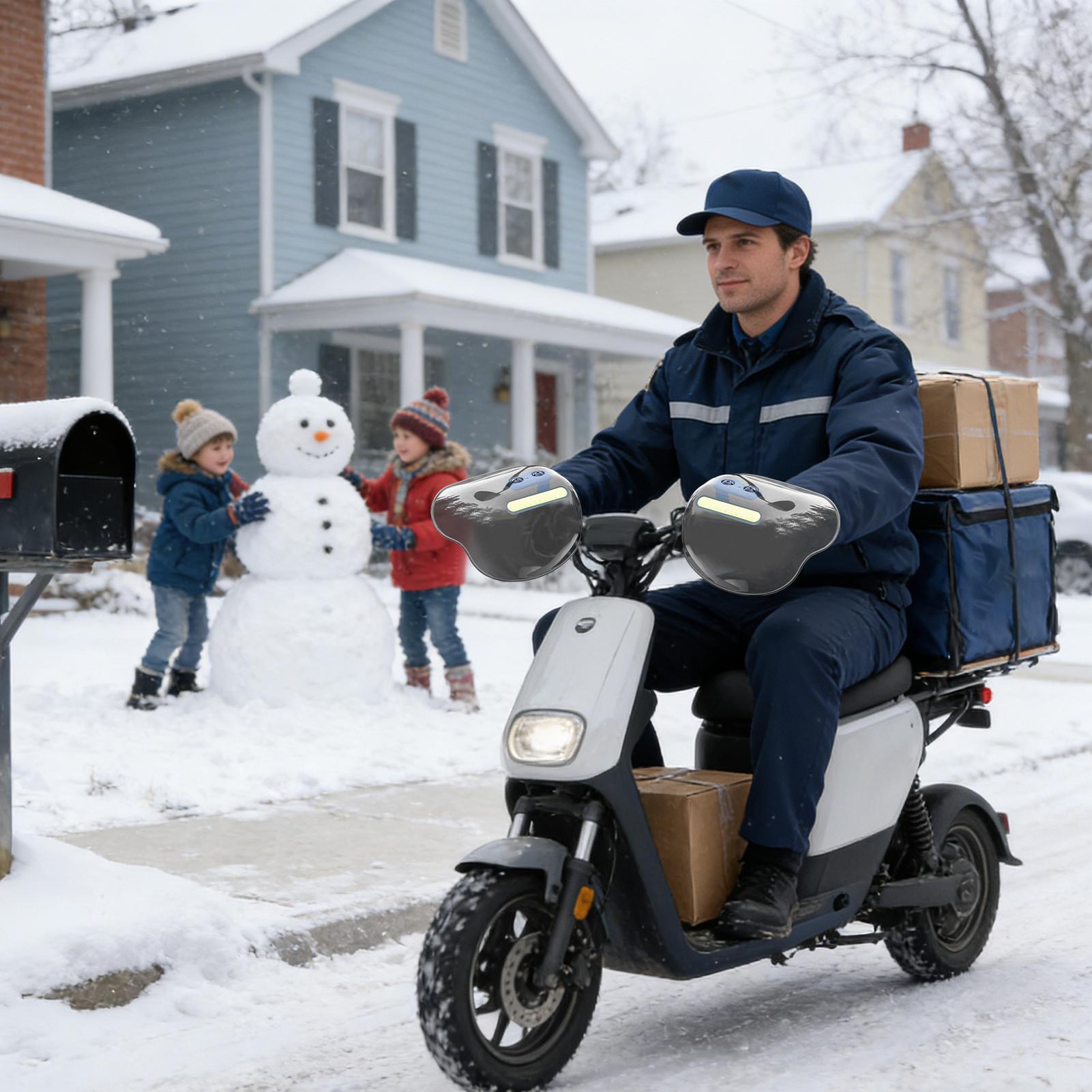 Winter Hand Guard For Scooter  - Winter Cycling Commute review and price