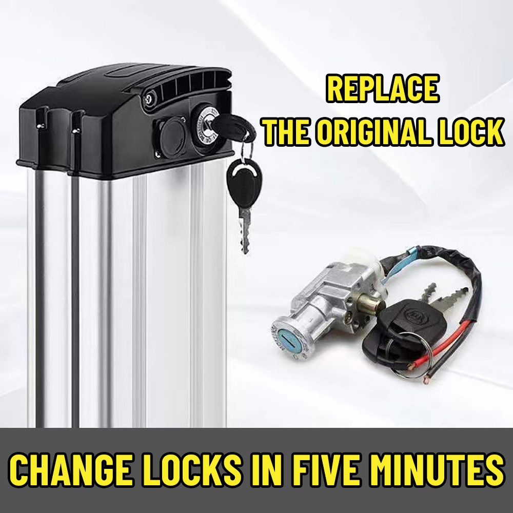E-Bike Battery Lock With 2 Key - Commuter Bike Lock review and price
