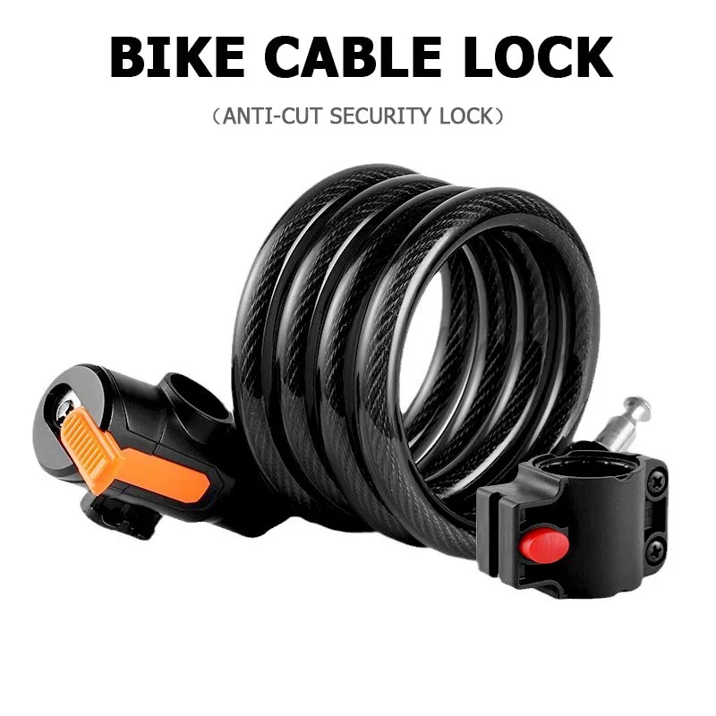 1SET Anti-Cut PVC Coated Keyed - Cable Lock Flexible review and price