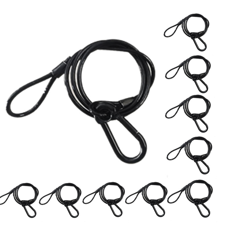 10pcs/lot Black 3mm*70cm Cable - Cable Lock Flexible review and price