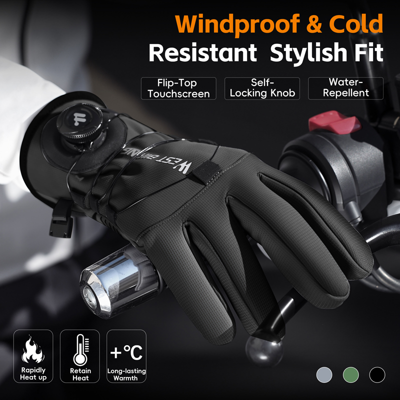 Winter Bike Gloves Magnetic Qu - Winter Cycling Commute review and price